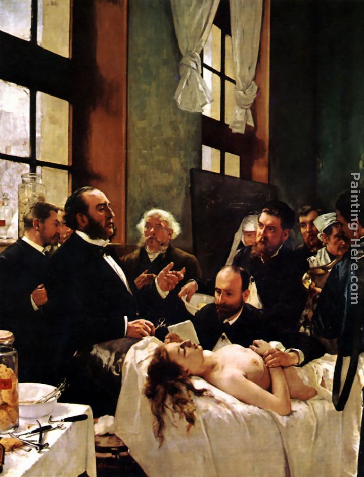The Operation painting - Henri Gervex The Operation art painting